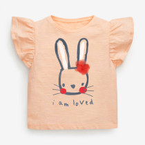 Girls Cute Rabbit Pattern Shirts Cartoon Tops