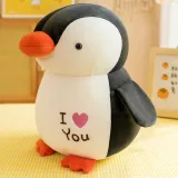 I Love You Penguins Soft Stuffed Plush Animal Doll For Kids Gift