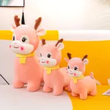 Scarf Deer Soft Stuffed Plush Animal Doll For Kids Gift