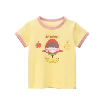 Girls Fruit Pattern Shirts Cartoon Tops