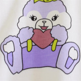 Girls Rabbit & Cake Pattern Shirts Cartoon Blouse
