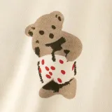Girls Cute Long Sleeve Bear Pattern Blouse Cartoon Sweatshirt Tops