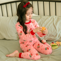 Toddler Kids Girl Hat Star Snowflake Pajamas Sleepwear Set Long-sleeve Cotton Pjs