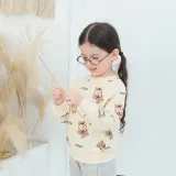 Girls Cute Long Sleeve Bear Pattern Blouse Cartoon Sweatshirt Tops
