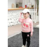 Girls Cute Fruit Pattern Blouse Cartoon Sweatshirts Tops