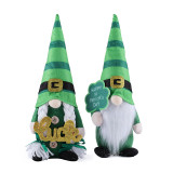 Happy St Patrick's Day Sloagn Decorations Gnome Green Irish Gnome Elf Scandinavian