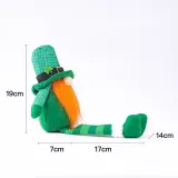 St Patrick's Day Decorations Long Legs Gnome Green Irish Gnome Elf Scandinavian With Hat