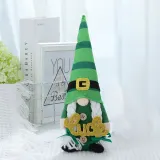 Happy St Patrick's Day Sloagn Decorations Gnome Green Irish Gnome Elf Scandinavian