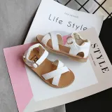 Kid Girl Cross Over Open-Toed Soft Bottom Sandals Shoes