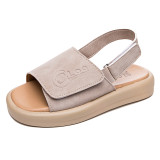 Toddlers Kids Open-Toed Velcro Beach Sandals