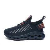 Boy Fashion Pure Color Net Breathable Sports Lightweight Sneakers Shoes