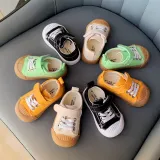 Baby Toddlers Pure Color Learn To Walk Sneakers Shoes