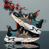 Boy Mesh Breathable Velcro Jeep Sports Sneakers Shoes