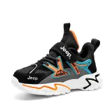 Boy Mesh Breathable Velcro Jeep Sports Sneakers Shoes