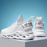 Boy Fashion Pure Color Net Breathable Sports Lightweight Sneakers Shoes