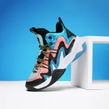 Kids Mesh Breathable Lace Up Basketball Sports Sneakers Shoes
