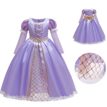 Toddler Girls Long Sleeves Princess Dress