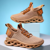 Boy Fashion Pure Color Net Breathable Sports Lightweight Sneakers Shoes