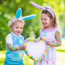 10PCS Noctilucence Easter Tattoos Stickers Temporary Egg Bunny Gnomes Tattoos
