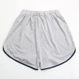 Women's Printed Wide Leg Pants Drawstring Sports Casual Shorts