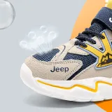 Boy Mesh Breathable Velcro Jeep Sports Sneakers Shoes