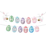 16 Guest Easter Tableware Set Including Disposable Paper Plates Napkins Cups Tablecloth Cutlery
