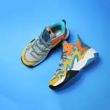 Kids Mesh Breathable Lace Up Basketball Sports Sneakers Shoes