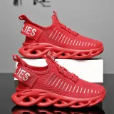 Boy Fashion Pure Color Net Breathable Sports Lightweight Sneakers Shoes