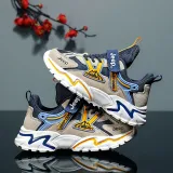 Boy Mesh Breathable Velcro Jeep Sports Sneakers Shoes