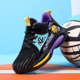 Boy Mesh Breathable Sports Basketball Sneakers Shoes