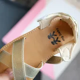 Kid Girl Cross Over Open-Toed Soft Bottom Sandals Shoes