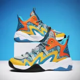 Kids Mesh Breathable Lace Up Basketball Sports Sneakers Shoes