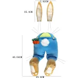 Bunny Butt and Ears DIY Easter Decorations Wreaths Kit Rabitts Butt Thief Attachment