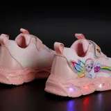 LED Light Kids Shoes Net Breathable Princess Sport Sneakers Shoes