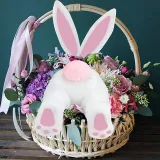 Bunny Butt and Ears DIY Easter Decorations Wreaths Kit Rabitts Butt Thief Attachment