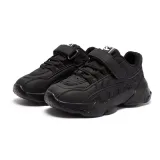 Kids Pure Color Breathable Velcro Sport Sneakers Shoes