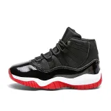 Boy Mesh Breathable Pure Color Basketball Sports Sneakers Shoes