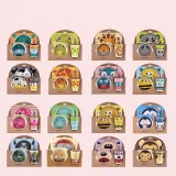 Cartoon Animal 5 Pieces Tableware Auxiliary Food Bowl Kindergarten Plates Cups Dowl Spoons Forks