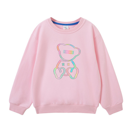 Toddler Boys Cartoon Bear Pattern Sweatshirts Long Sleeve Tops