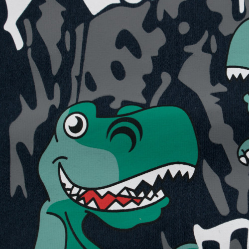 Toddler Boys T-shirts Cartoon Dinosaur Round Collar Cotton Tops
