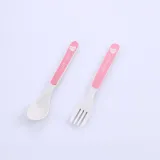 5 Pieces Pink Pig Bamboo Fiber Dinnerware Tableware Auxiliary Food Bowl Kindergarten Soup Dinner Bowl
