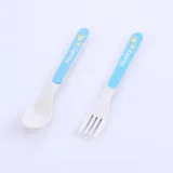 5 Pieces Blue Husky Bamboo Fiber Dinnerware Tableware Auxiliary Food Bowl Kindergarten Soup Dinner Bowl