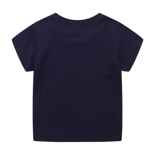 Toddler Boys T-shirts Animals Pattern Short Sleeve Cotton Tops