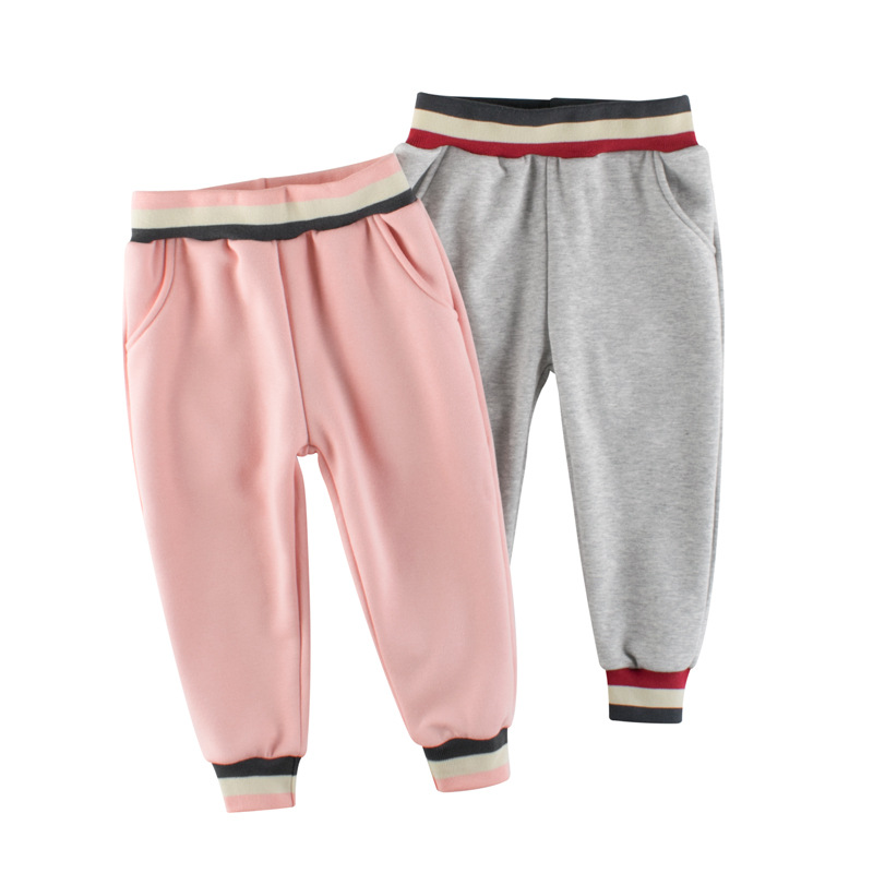 Toddler Girls Strips Casual Sports Pants