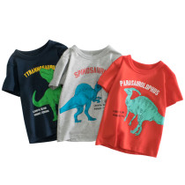 Toddler Boys T-shirts Cartoon Spinosaurus Dinosaur Cotton Tops