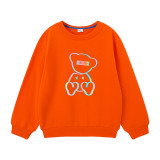 Toddler Boys Cartoon Bear Pattern Sweatshirts Long Sleeve Tops