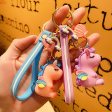 Cute Unicorn Dolls Bag Car Pendant Key Chain