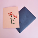 Pop Up 3D Flower Greeting Card with Envelopes for All Occasions