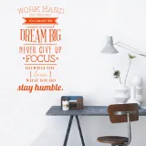 Work Hard Office Room Waterproof Decorative Wallpaper