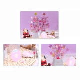 3D Pop Up Crystal Christmas Tree Ornaments With Greeting Cards